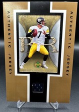 Ben Roethlisberger RARE Upper Deck True Champions Authentic Jersey/Card