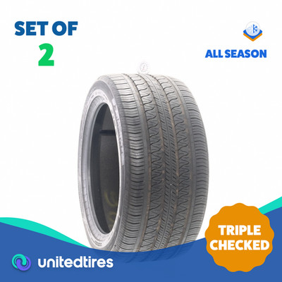 Set of (2) Used 285/40R19 Continental ProContact RX ContiSilent TS 107V - 7.5/32