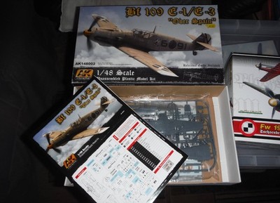 AK Interactive 1/48 BF 109 C-1 /C-3 OBER SPAIN KIT