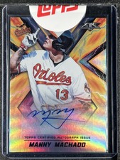 Machado, Manny - 2017 Topps Fire - Autograph - 13/40