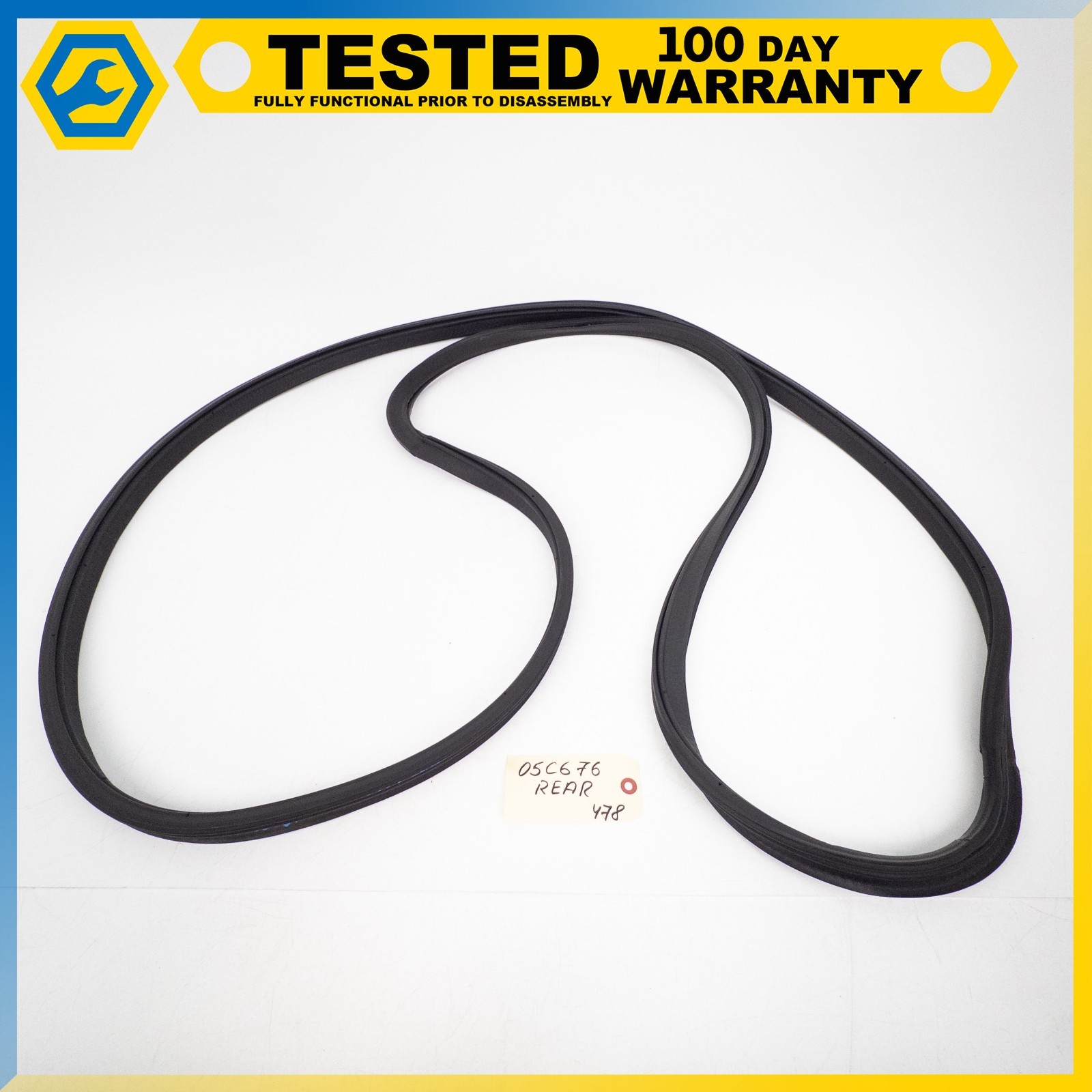 05-13 CHEVROLET CORVETTE C6 REAR WEATHERSTRIP LID TRUNK GASKET SEAL OEM