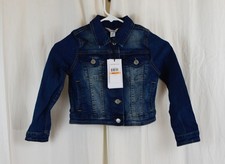 Calvin Klein Girls Denim Basic Jean Stretch Jacket Size 7