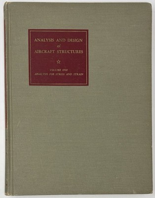 Analysis & Design of Aircraft Structures Vol. One Bruhn & Schmitt 1958 HC Book