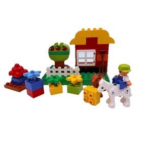 LEGO Duplo (10517) My First Garden (2013 Retired) Horse Goat Treehouse Gift
