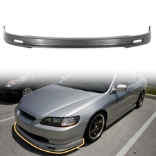 Front Bumper Lip Spoiler  1998-2000 Honda Accord Coupe PP Black Mug Style