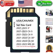 High-Speed Class 10 Navigation SD Card for Mazda 2021-2024 – Easy Map Updates