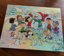 Springbok Hallmark vintage Peanuts Charlie Brown Winter Wonderland jigsaw puzzle