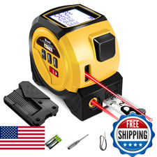 Laser Tape Measure 3 in 1 Laser Rangefinder Tape Measure 135ft Laser Measuring T