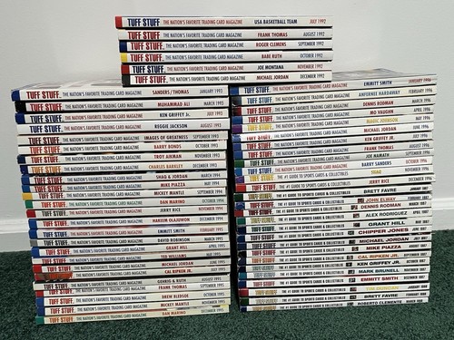 Tuff Stuff 58 Magazine Guide Lot (1992 - 1998) - (Jordan, Shaq, Rodman, & more!)