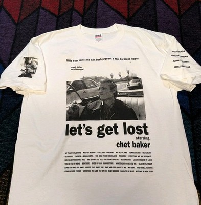 NEW VTG 90S Y2K Bruce Weber Let's Get Lost Chet Baker Jazz Movie T