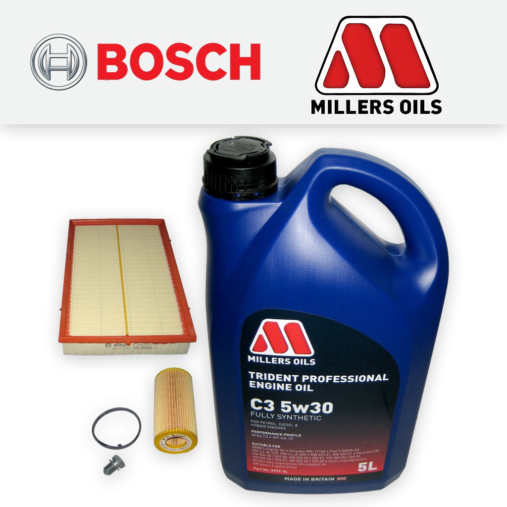 SERVICE KIT for AUDI TT (8J) TTS QUATTRO OIL AIR FILTERS +5w30 OIL (2008-2014)
