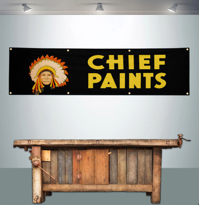 CHIEF PAINTS 2' X 8' BANNER FLAG