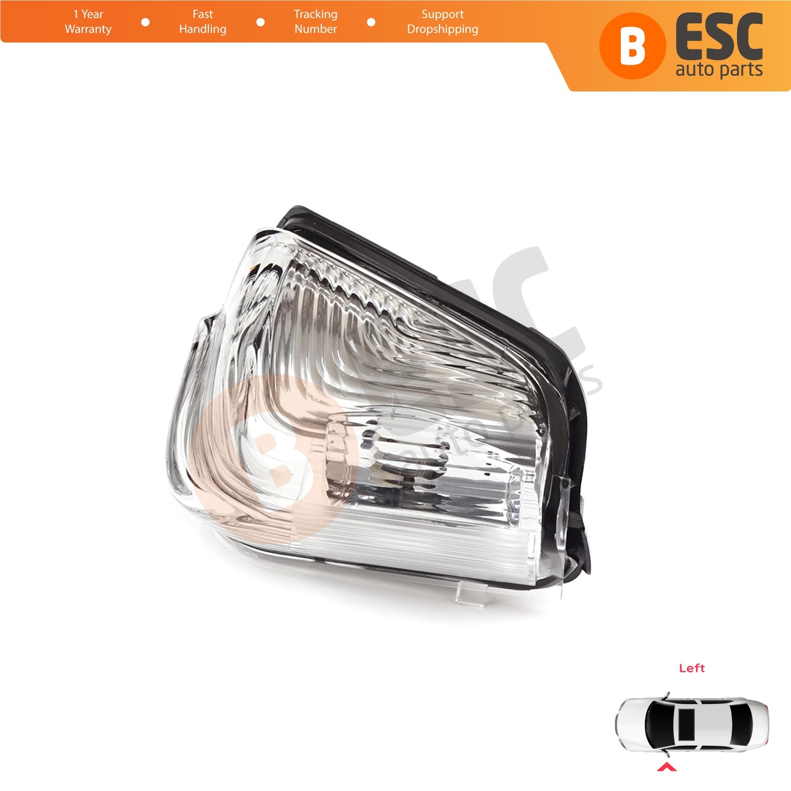 Side Mirror Indicator Left Lens for VW Crafter 1 Mercedes Sprinter 906 2E0953049