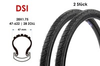 2 StüCk 28 Zoll Fahrrad Reifen 28X1.75 City Trekking Bike Tire 47-622 Mantel