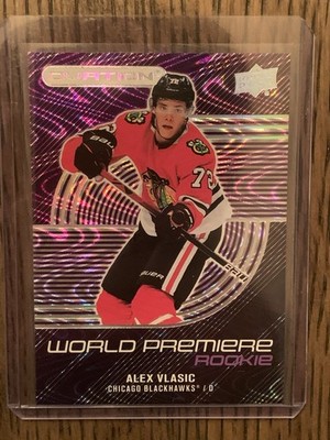 2022-23 Upper Deck Ovation - Alex Vlasic World Premiere Rookies Purple /65 (RC)