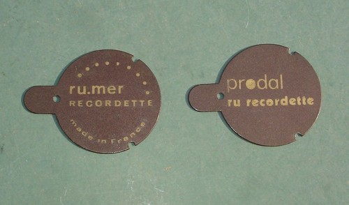 2 x plaque pour moulinet Ru