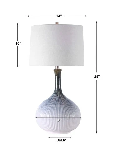 Eichler - 1 Light Table Lamp - 14 inches wide by 14 inches deep Lamps Uttermost - Picture 6 of 8