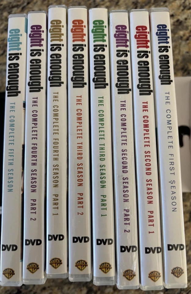 EIGHT IS ENOUGH COMPLETE TV SERIES ALL 5 SEASONS Like New Tested DVD 1 2 3 4 5 - Image 2 of 3