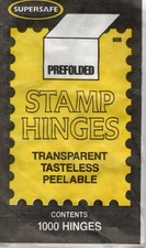 Supersafe Stamp Hinges Package of 1000