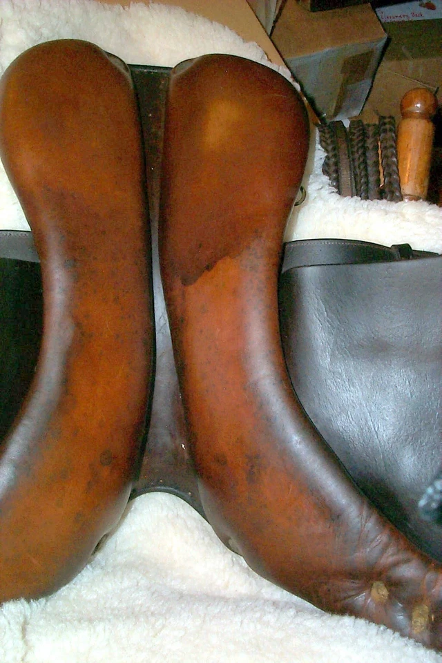 Vintage Hermes Steinkraus. 17.5 La "Ugly Betty" del mundo del sillín francés. Foto 4 de 4