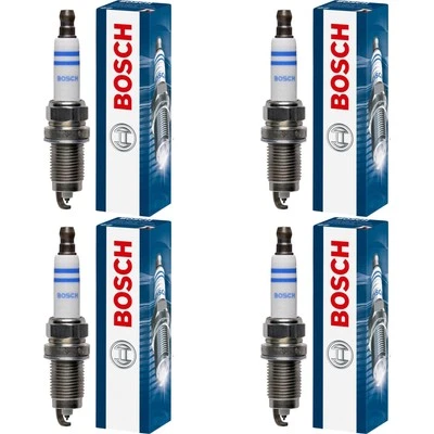 4x BOSCH Bougie pour Ford Ka RU8 1.2 Panda de Fiat 169 1.1 Tipo Hayon 356 - Photo 1/4