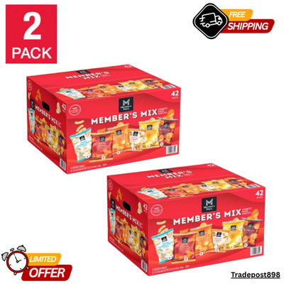 Member's Mark Member's Mix Variety Pack Chips, 1 oz., 42 pk EACH, 2 PACK