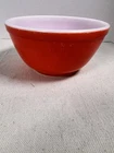 Pyrex #402 Vintage Red Bowl 1.5 Qt Made in USA,  7" READ DETAILS
