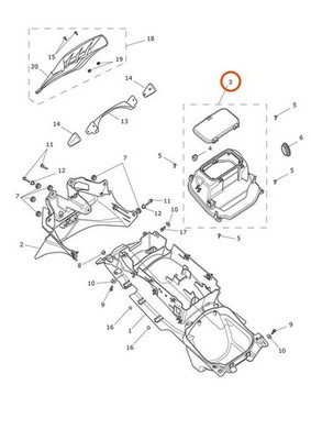 Triumph T2304873 - Genuine OEM Audio Box Assembly for Trophy SE