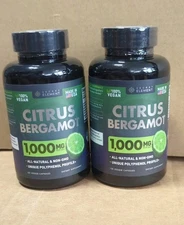 Secret Element Citrus Bergamot 1000mg 2 Bottles = 240 Veggie Caps  Exp.2/22/2027