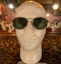 Vintage Ray-Ban B&L W1287 Sunglasses Hexagonal G-15 Lens Clean & Cool Late 90's