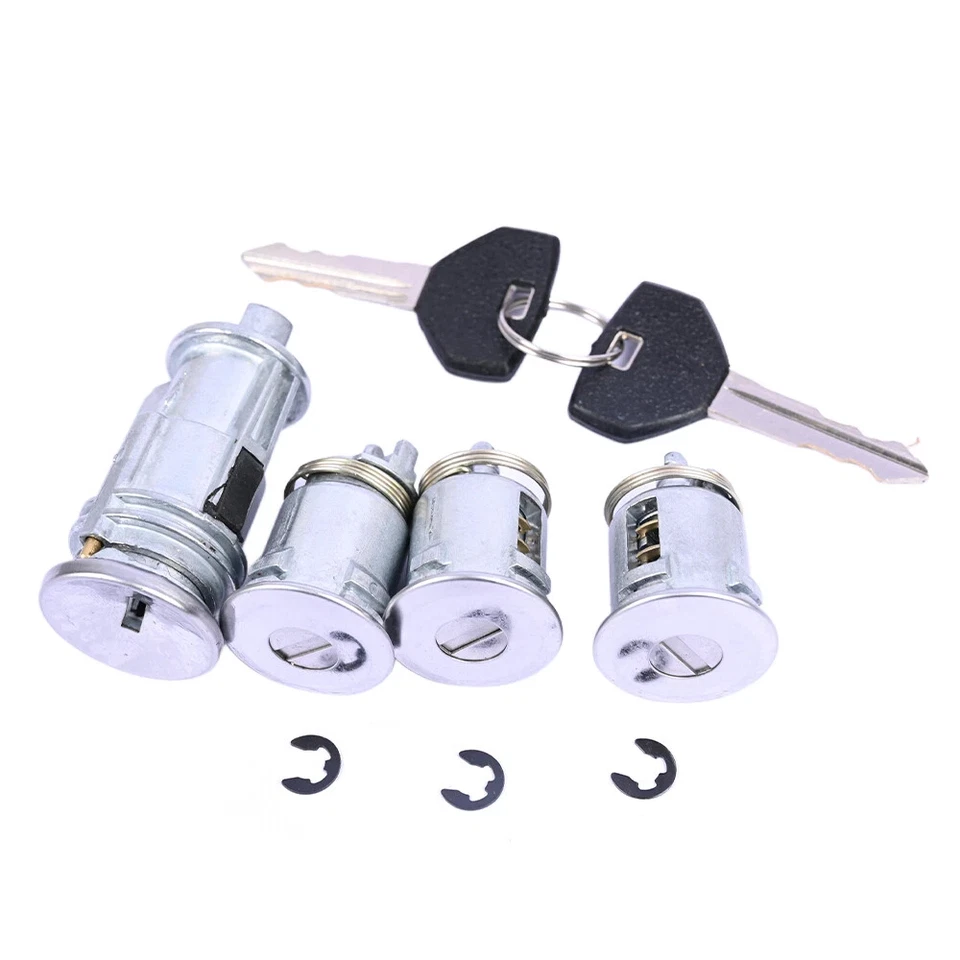 Fits For 2002-06 Jeep TJ New 4864651 Ignition & 3Door Lock Cylinder Set W/2 Keys Foto 2 de 4