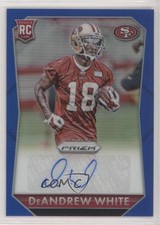 2015 Panini Prizm Rookie Signatures Blue 16/25 DeAndrew White #RS-DW Auto 0c2