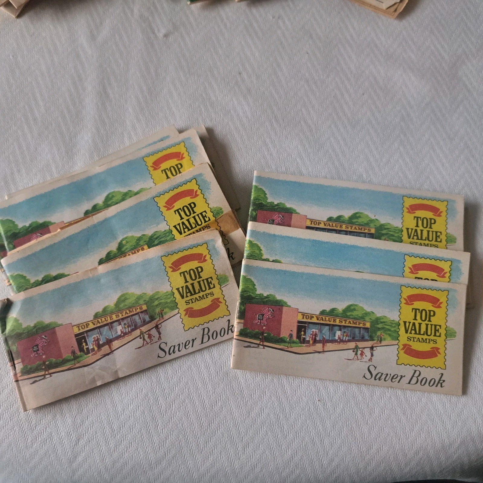 Vintage S&H Green Stamps Plaid Stamps Gold Bond Top Value  Huge Lot