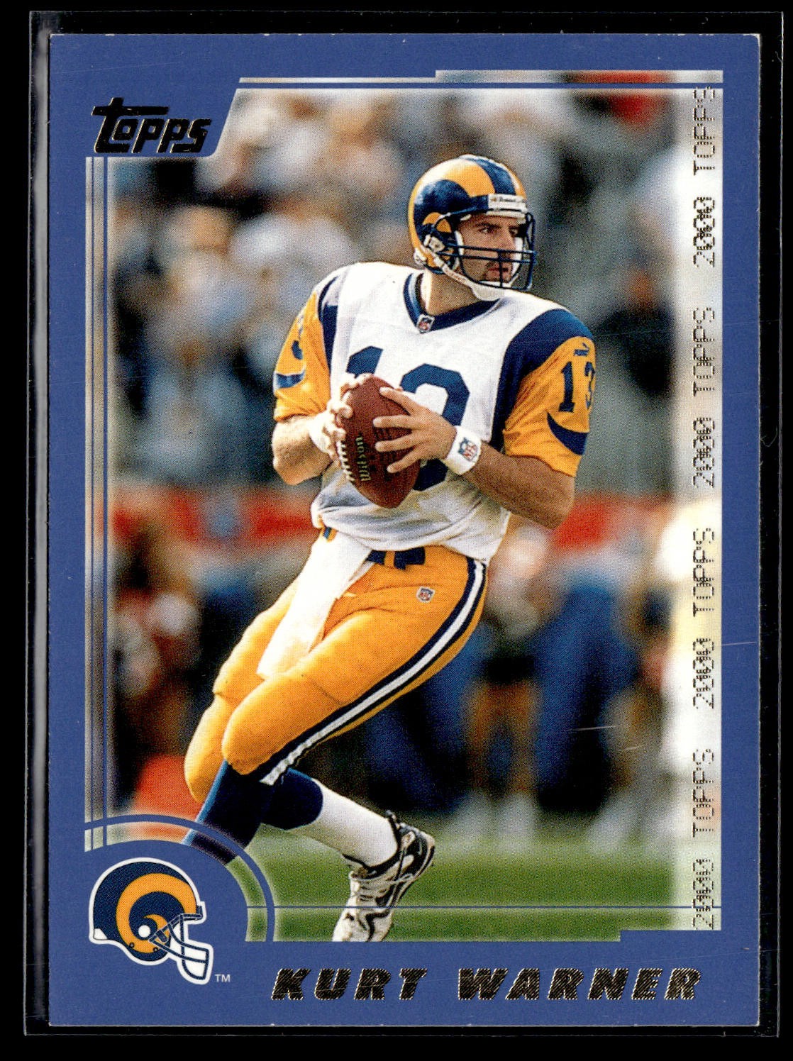 2000 Topps #1 Kurt Warner St. Louis Rams