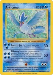 Articuno 009/034 Trading Card Game Classic Holo