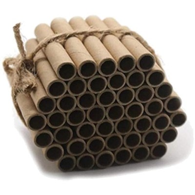 Insektenhotel Pappröhrchen Wildbienen Hummel Bienen Nisthilfe 60mm 200 Stück