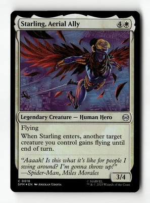 Starling, Aerial Ally C Foil - Marvel's Spider-Man 18 MP MTG