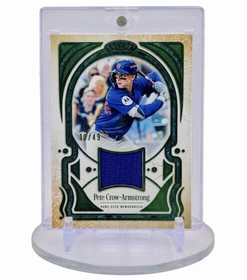 2026 Topps Tier One Pete Crow-Armstrong Talent Relic Game Used /49 Cubs #T1TR-PC