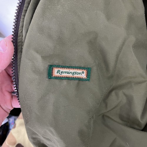 VTG Remington Jacket Sz XL Duck Camo Full Zip Bomber Hunting Reversible USA Made - Picture 8 of 10