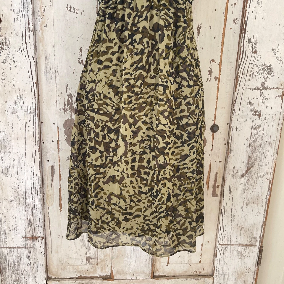 Vestido de fiesta de iglesia Positive Attitude talla 4P Petite para mujer verde marrón negro Foto 4 de 4