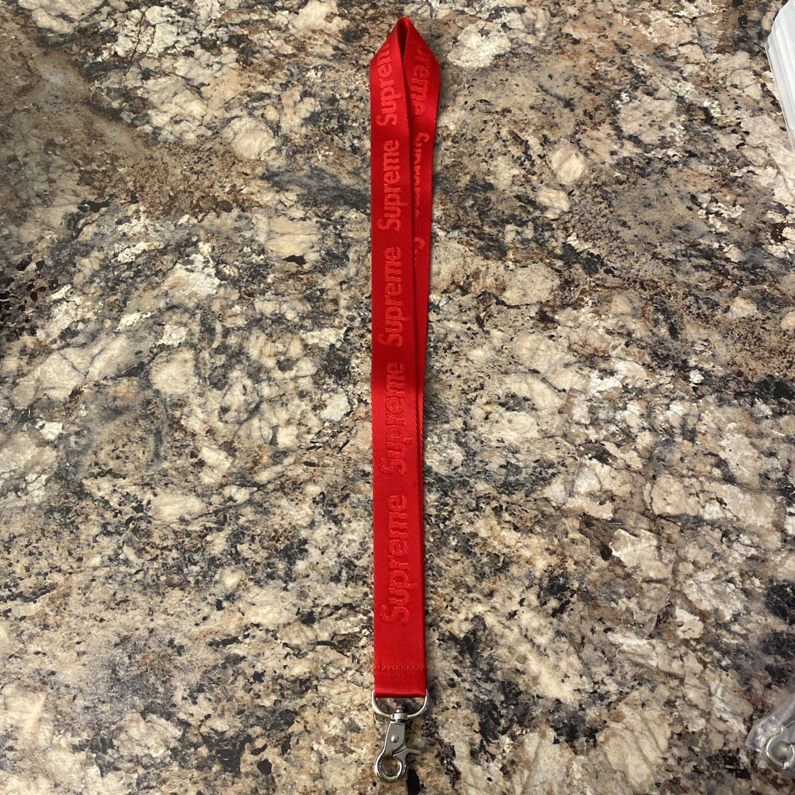 Cordon nylon suprême rouge 2016 Supreme Lanyard rouge SS16