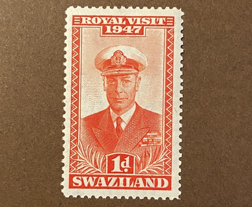 SWAZILAND - ROYAL VISIT KING GEORGE VI KGVI. 1947 MLH