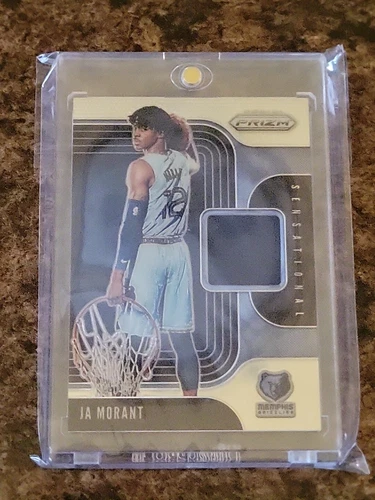 2019-20 Prizm Ja Morant RC Sensational Swatch Jersey Card # SS-JAM Grizzlies