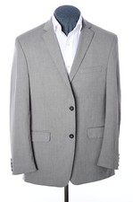 40R Slim Fit Alfani Gray Soft Rayon-Blend Two-Button Blazer Sport Coat Jacket M