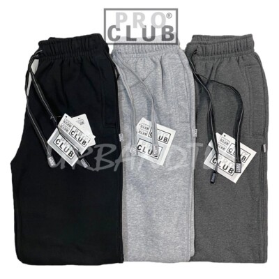 Pro Club Men's Comfort Fleece Sweatpants Open Bottom S-3XL | eBay