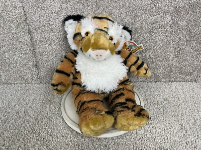 Teddy Mountain 16'' Bennie The Bengal Tiger Plushie Stuffed Toy Multicolor