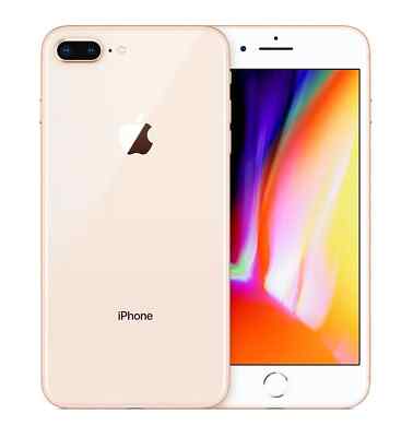 Apple iPhone 8 Plus A1864 Unlocked 64GB Gold B-