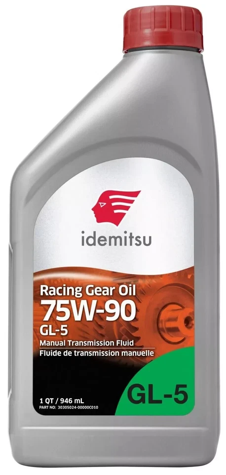 Aceite para engranajes de carreras Idemitsu 75W-90 (5 cuartos de galón) para Mazda Miata MX-5 RX-7 RX-8 Foto 2 de 2