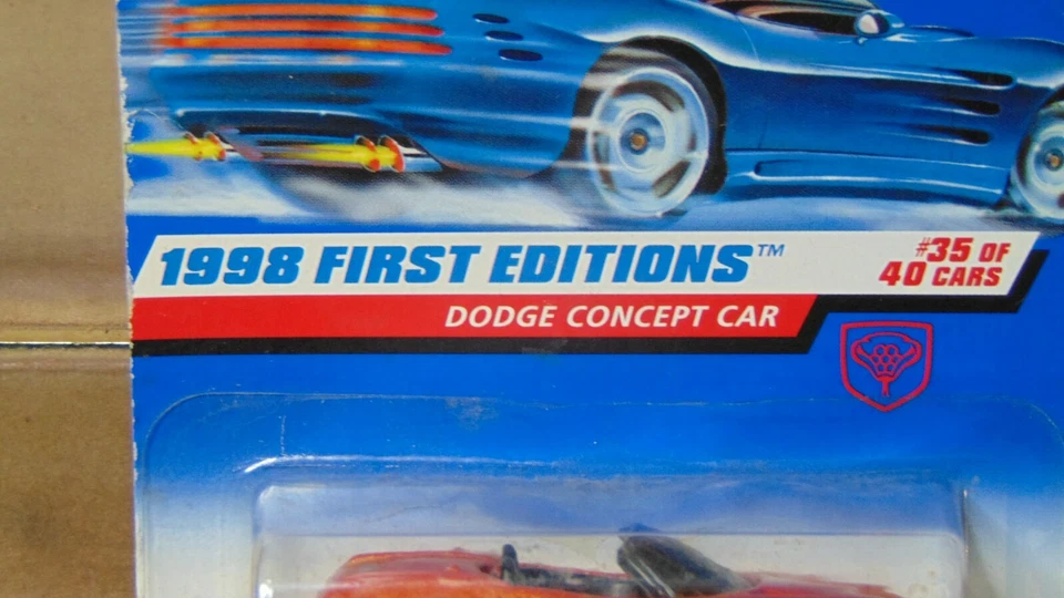 1998 HOT WHEELS FIRST EDITIONS 35/40 DODGE CONCEPT CAR NO 672 - Image 2 of 4