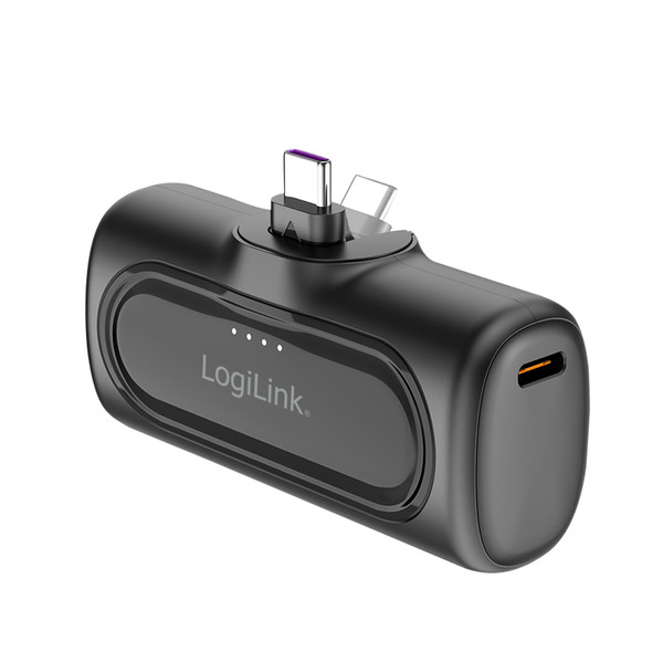 5000Mah Powerbank USB-C Schnelllader 20W Smartphone Pd Laden Power Bank Schwarz-image